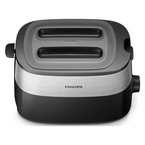 Philips | HD2517/90 Daily Collection | Toaster | Power 830 W | Number of slots 2 | Housing material Plastic | Black/Stainless St - 3